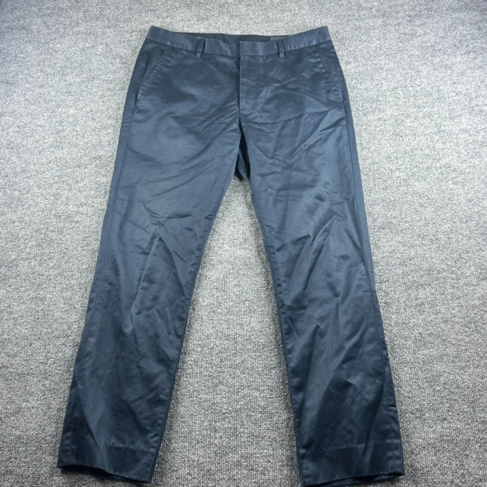 Bonobos Pants Men 34x30 Blue Monday Weekday Warrior Chino Straight Dress Stretch